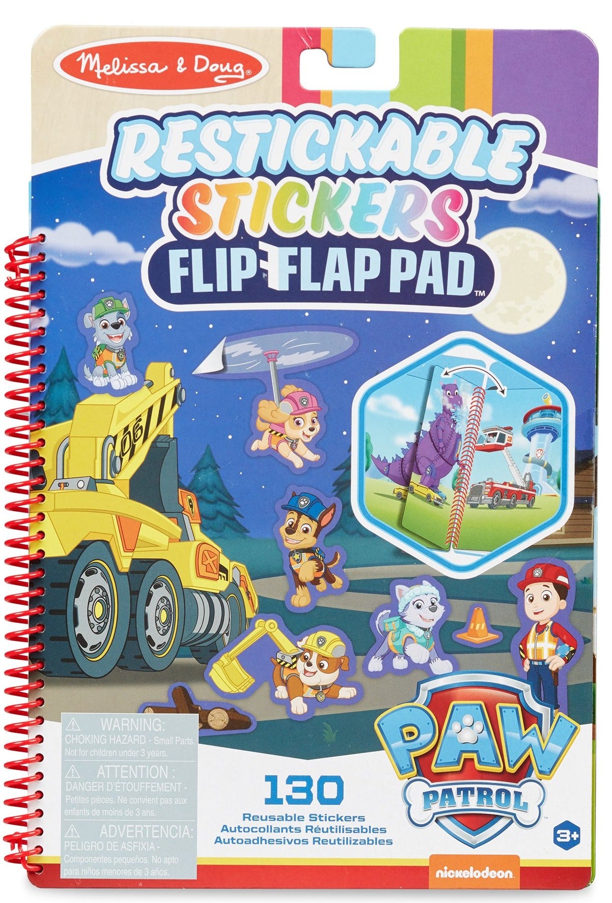 Paw Patrol Restickable Stickers Flip-Flap Pad - Ultimate Rescue – Hobby  Express Inc.