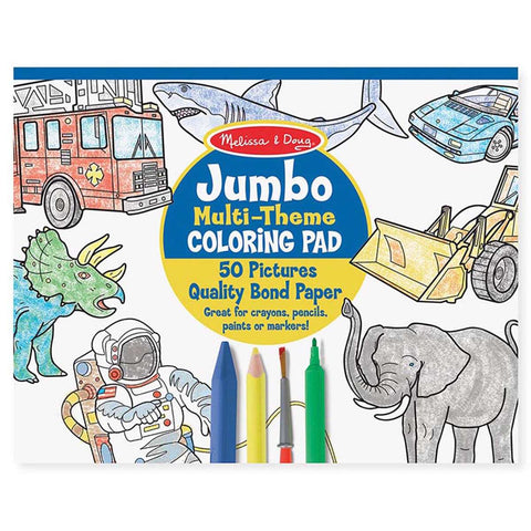 Jumbo Coloring Pad Blue 11x14"