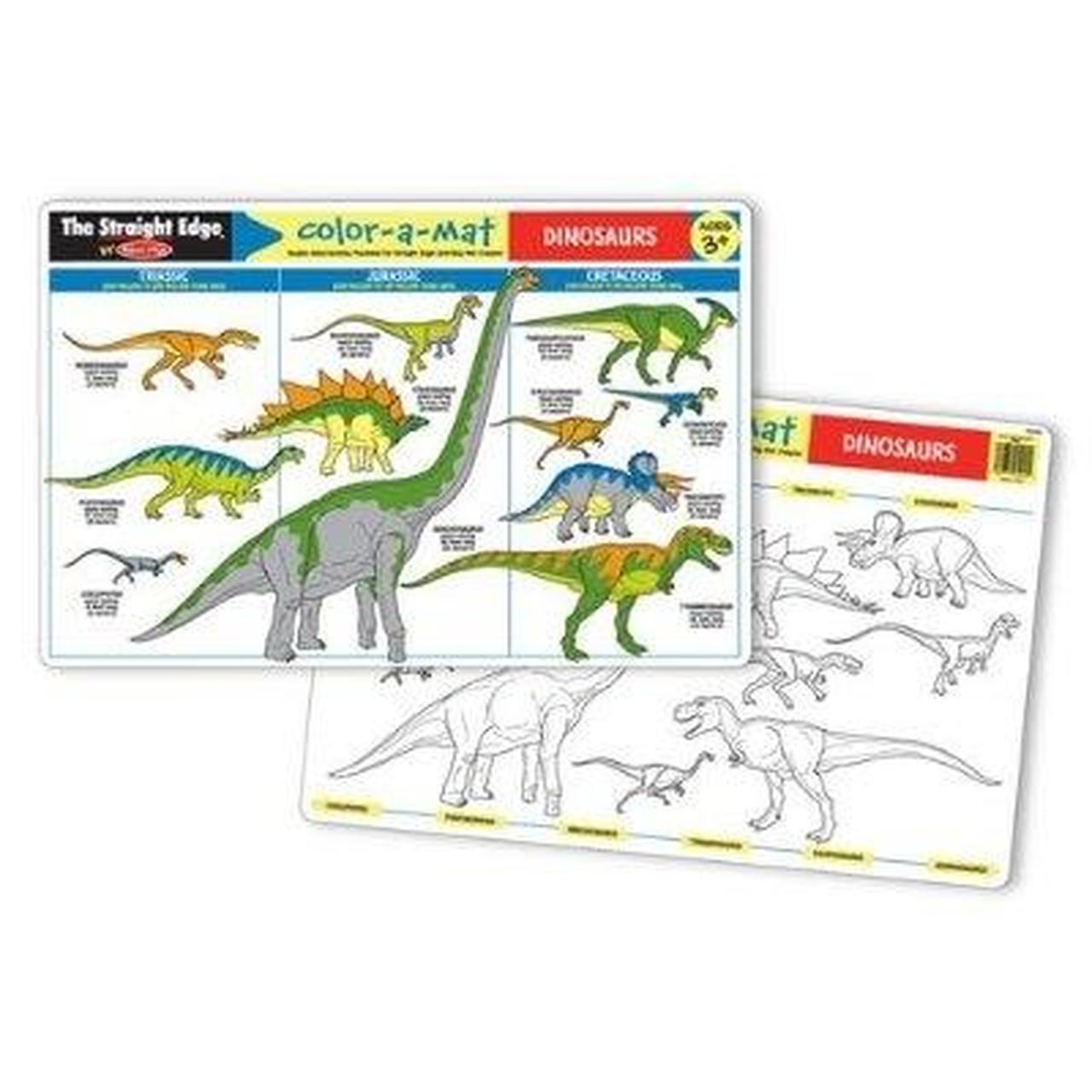 Color-A-Mat Dinosaurs