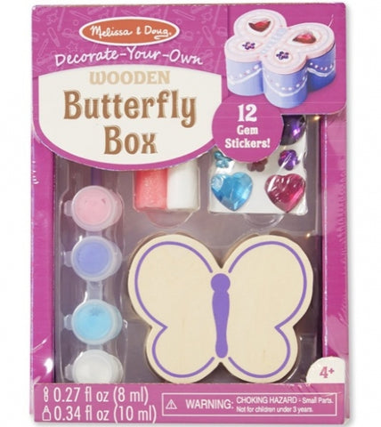 Decorate-Your-Own Wooden Butterfly Box