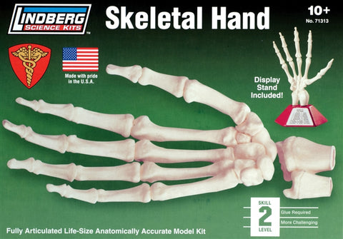 1/1 Skeletal Hand Plastic Model Kit