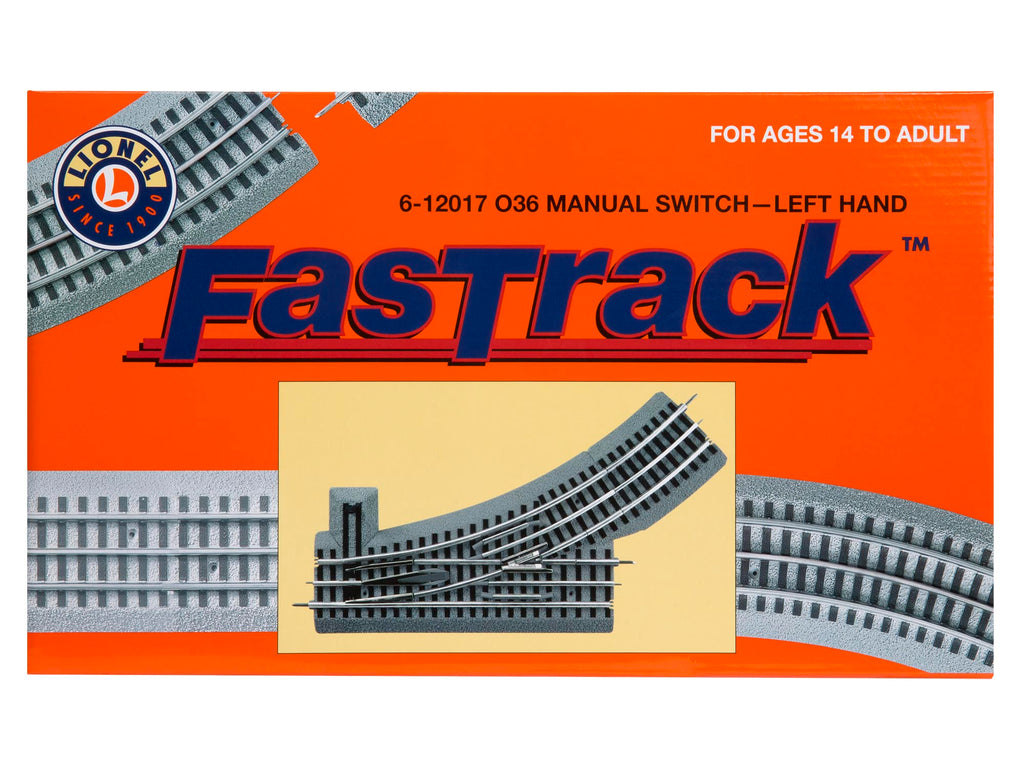 Fastrack O-36 Manual Switch Track (Left Hand)