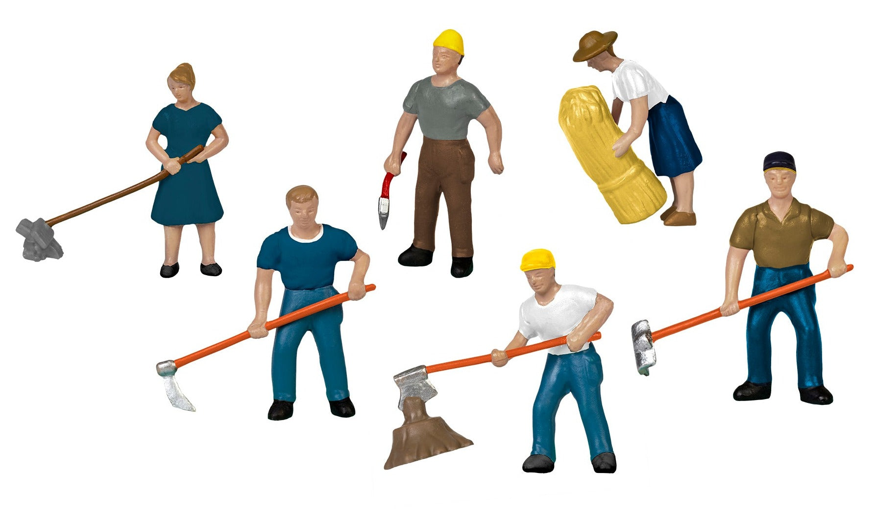 Set of 6 farm themed figures.