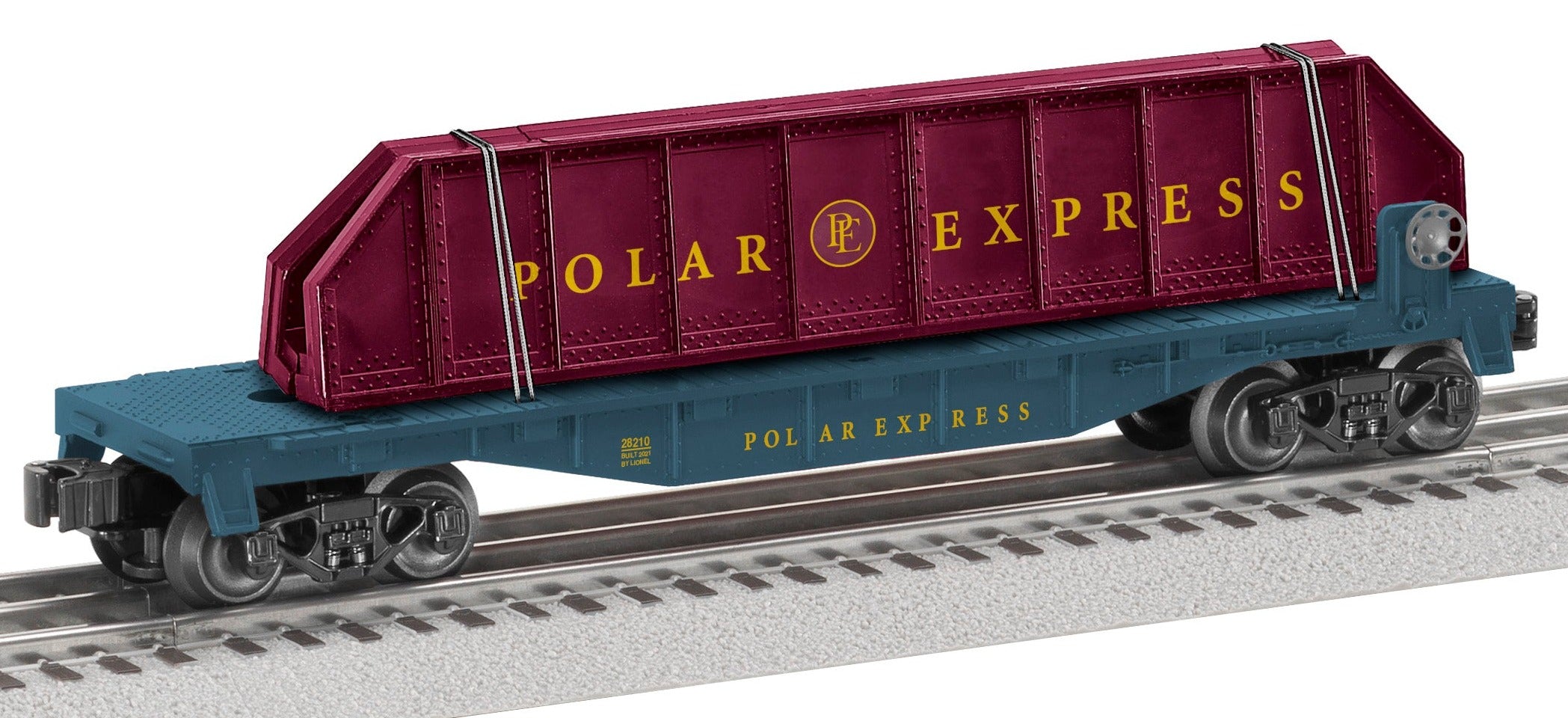O Polar Express Girder Flatcar