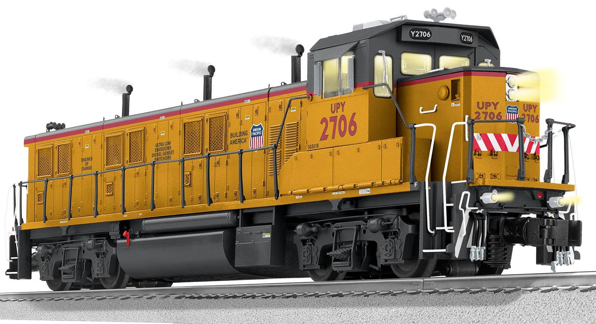 O Scale model of Union Pacific Switcher engine