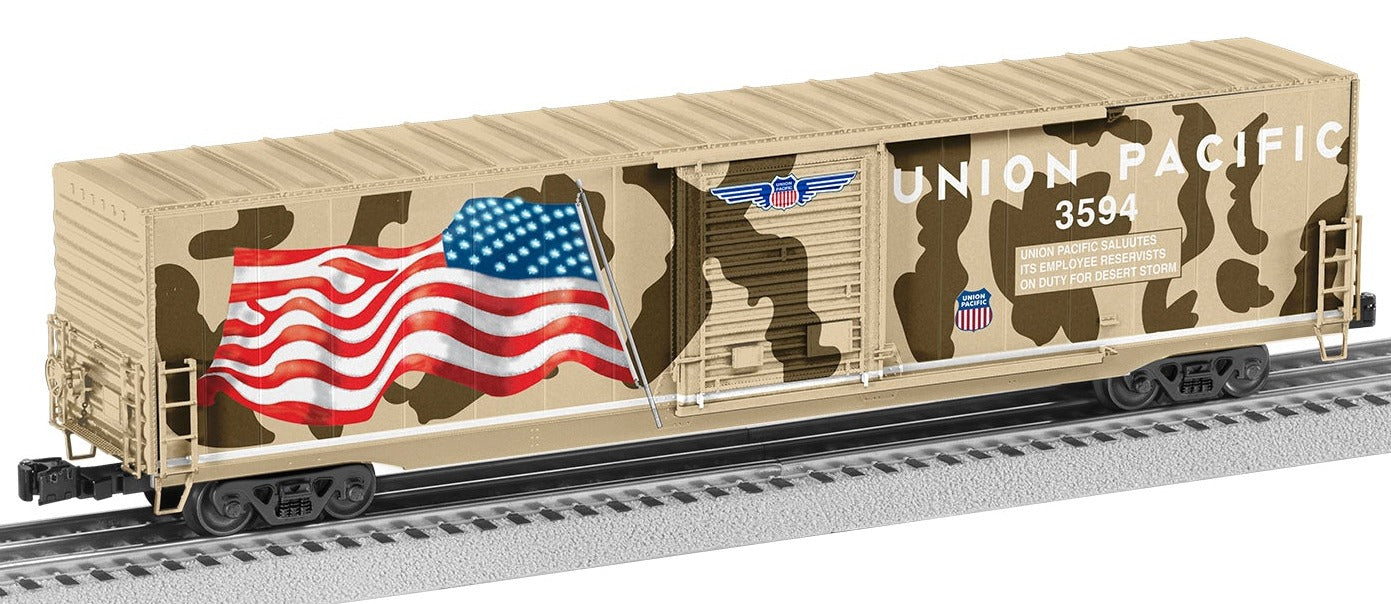 O Flag Boxcar UP Desert Victor