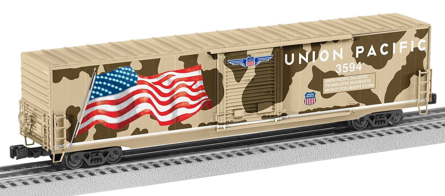 O Flag Boxcar UP Desert Victor