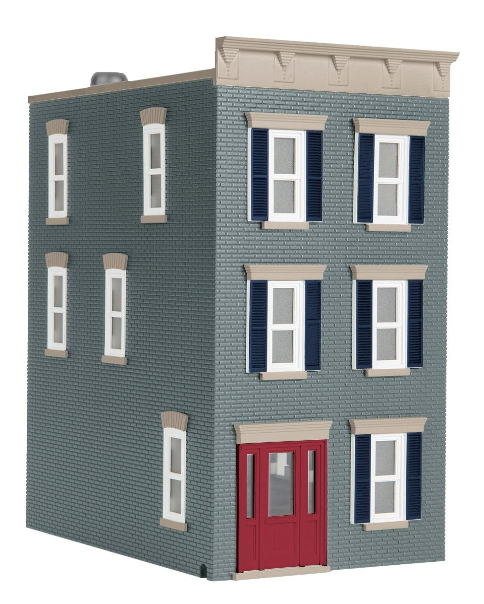 Model of 3 story city building for model train layout.