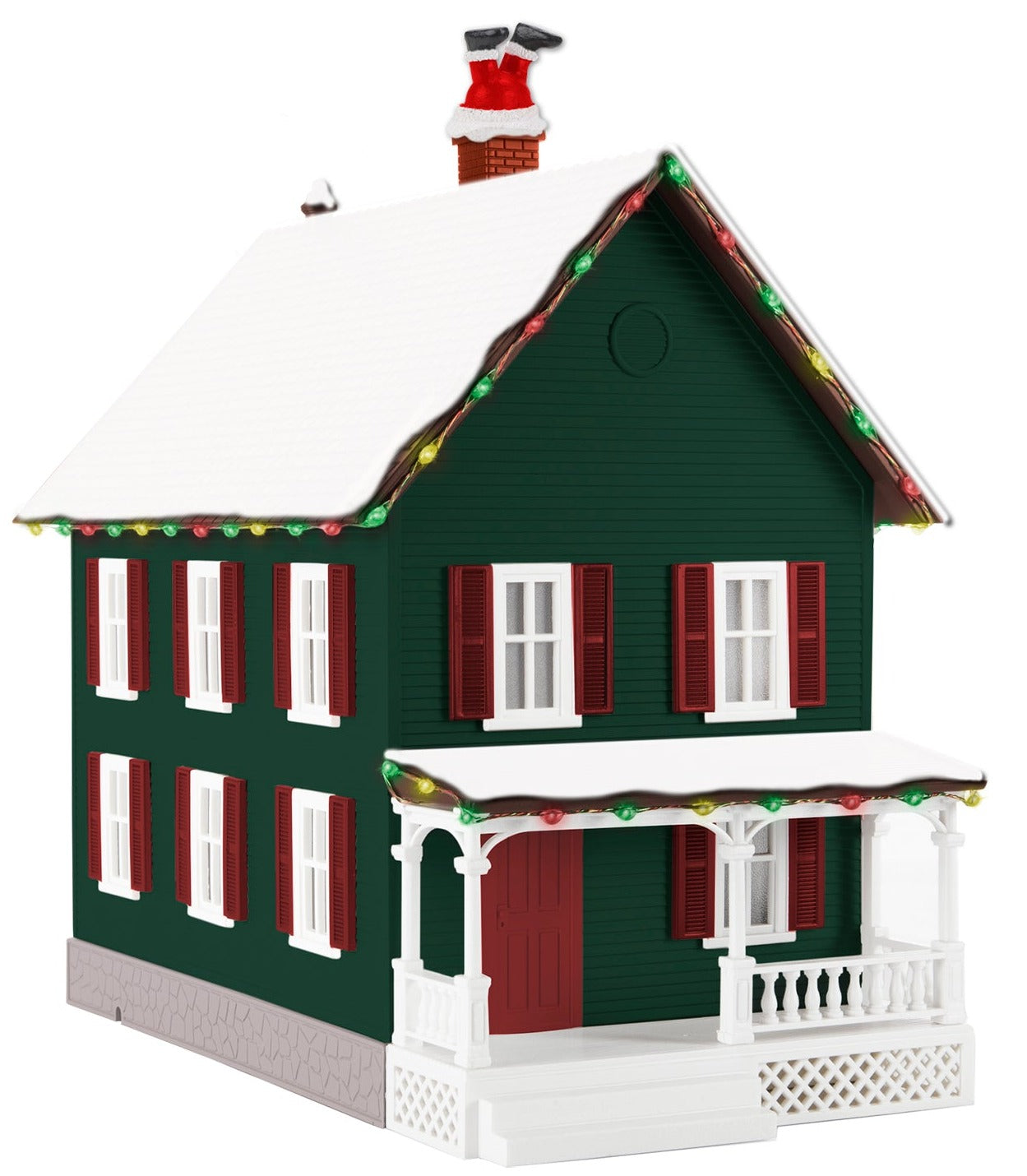 O Up on the Rooftop Xmas House