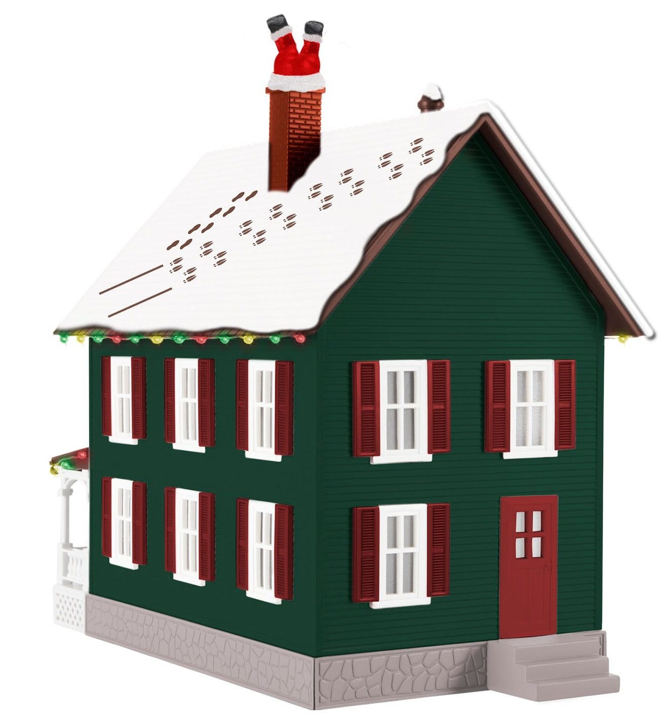 O Up on the Rooftop Xmas House