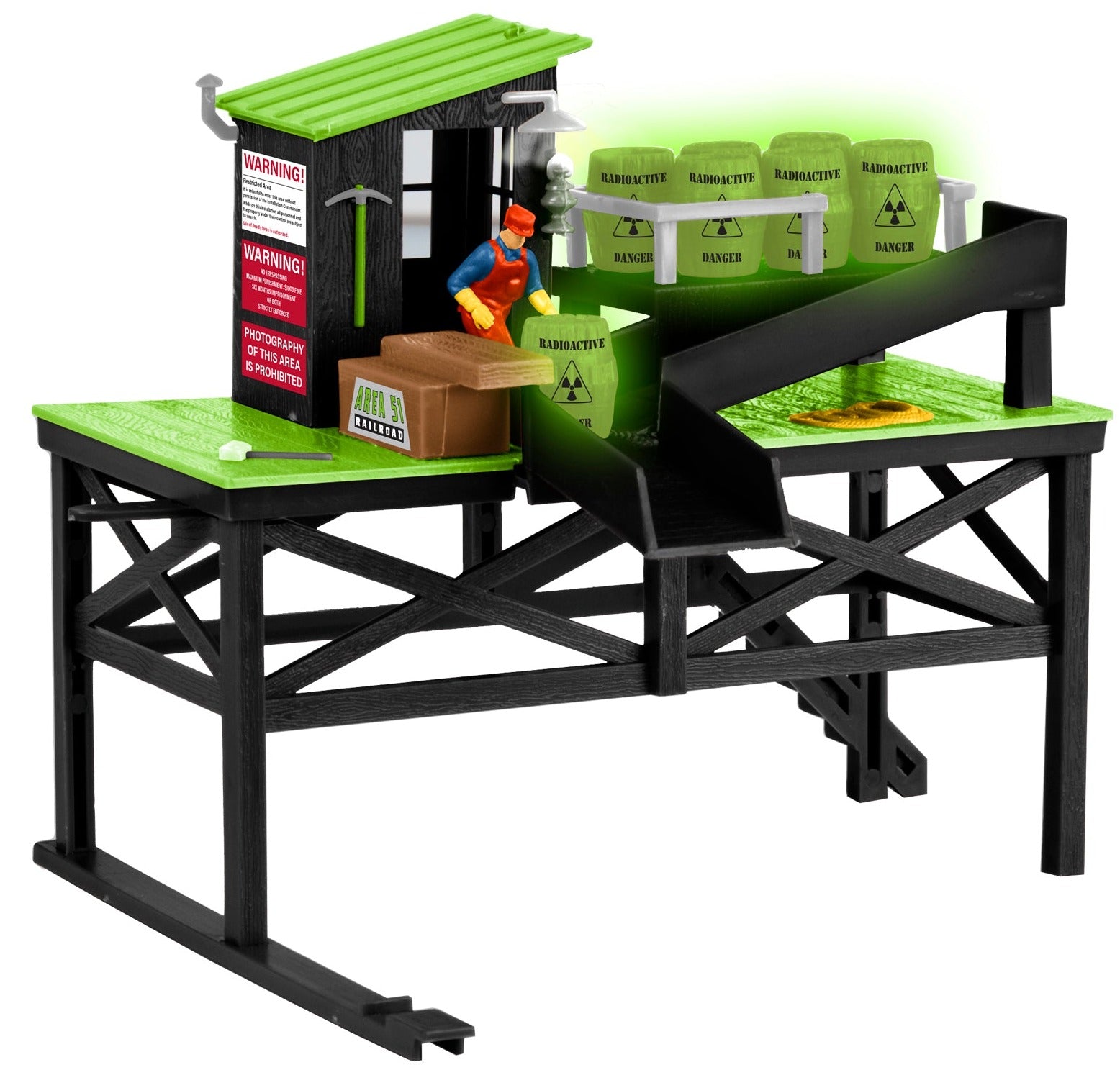 O Area 51 Hazardous Materials Barrel Loader