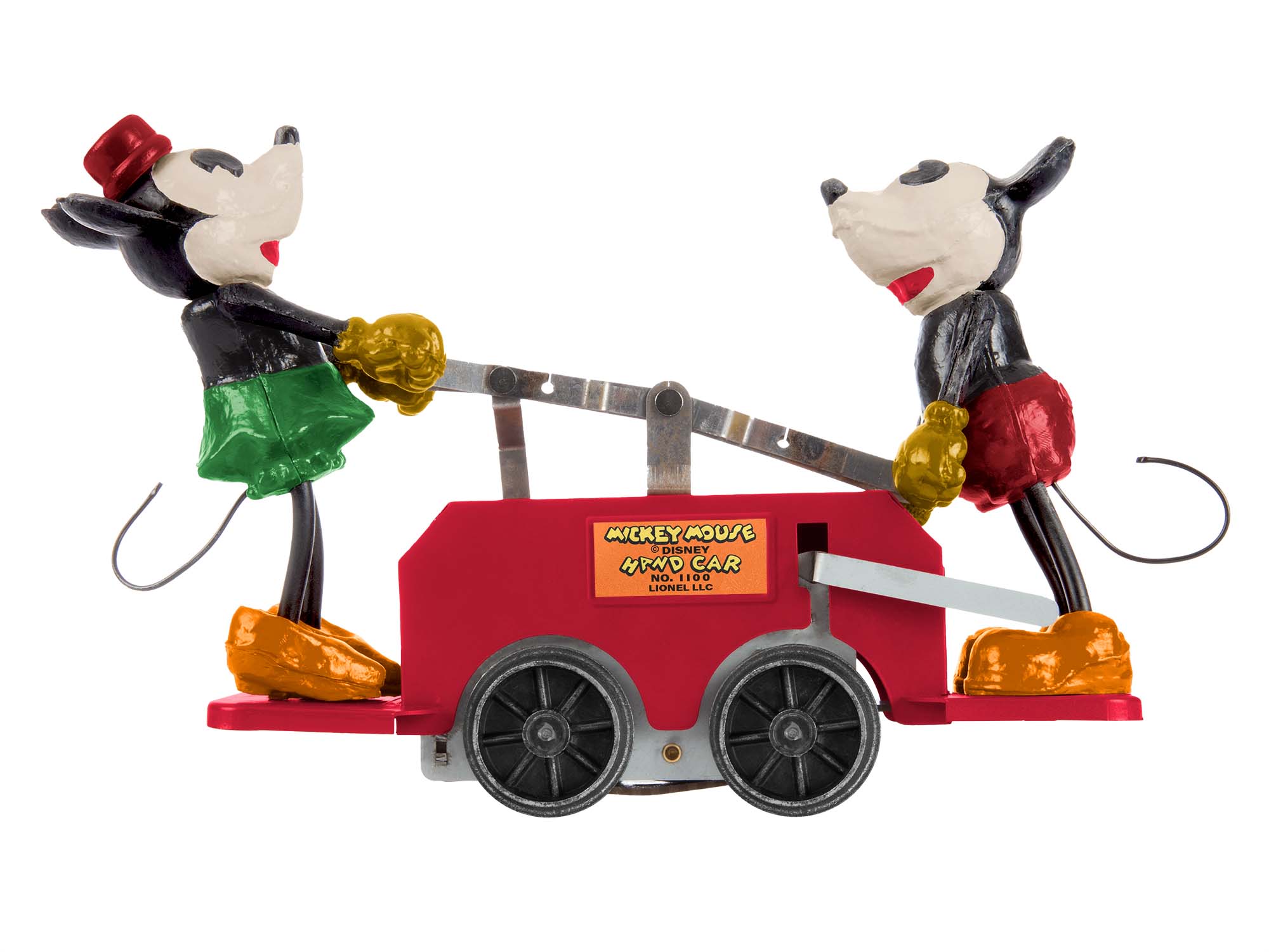 O Mickey & Minnie Handcar Red