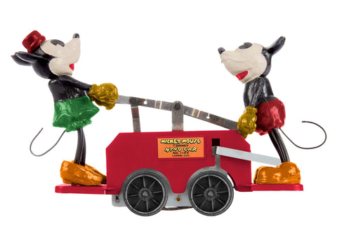 O Mickey & Minnie Mouse Handcar Red