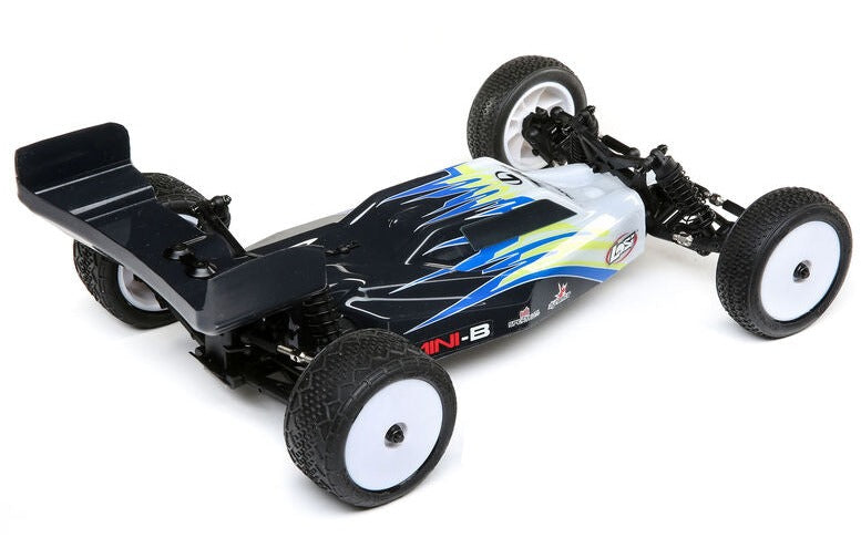 1/16 Mini-B 2S 2WD RTR Brushed (Battery & Charger included) Black/White