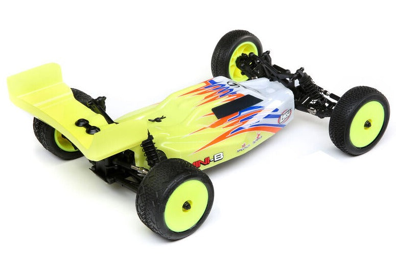 1/16 Mini-B 2S 2WD RTR Brushed (Battery & Charger included) Yellow/ White