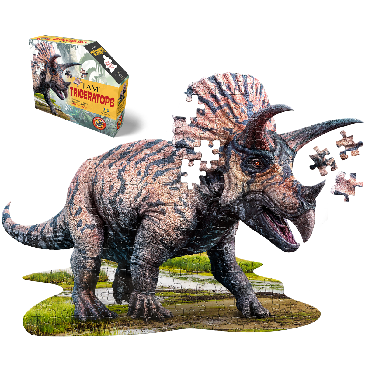 I Am Triceratops 100pc Puzzle