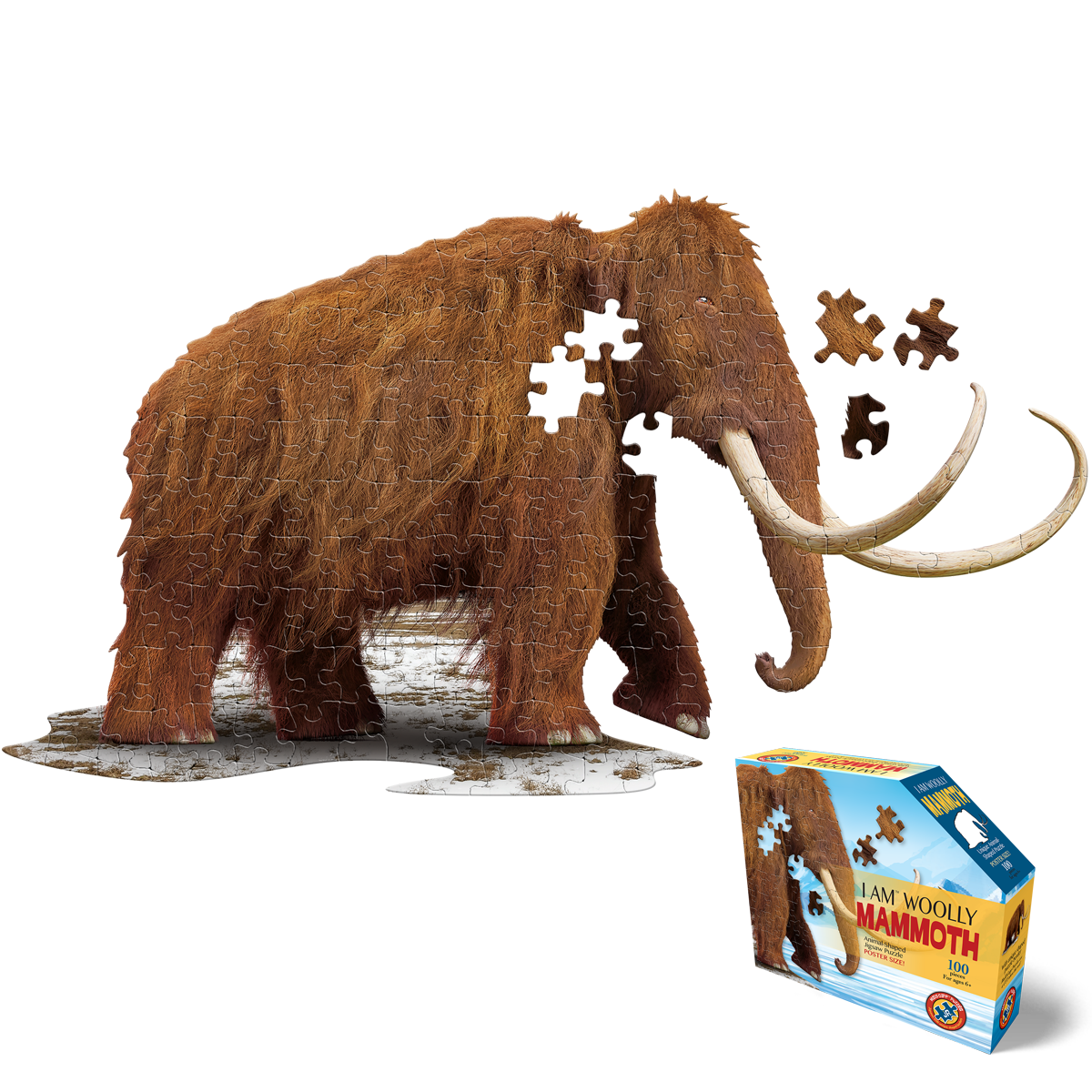 I Am Woolly Mammoth 100pc Puzz