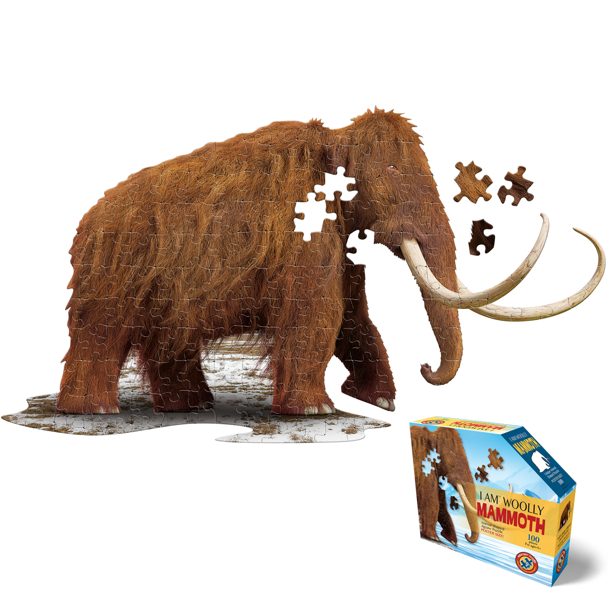 I Am Woolly Mammoth 100pc Puzzle