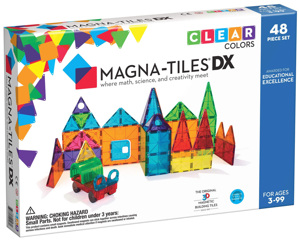 Magna-Tiles Clear Colors 48pc
