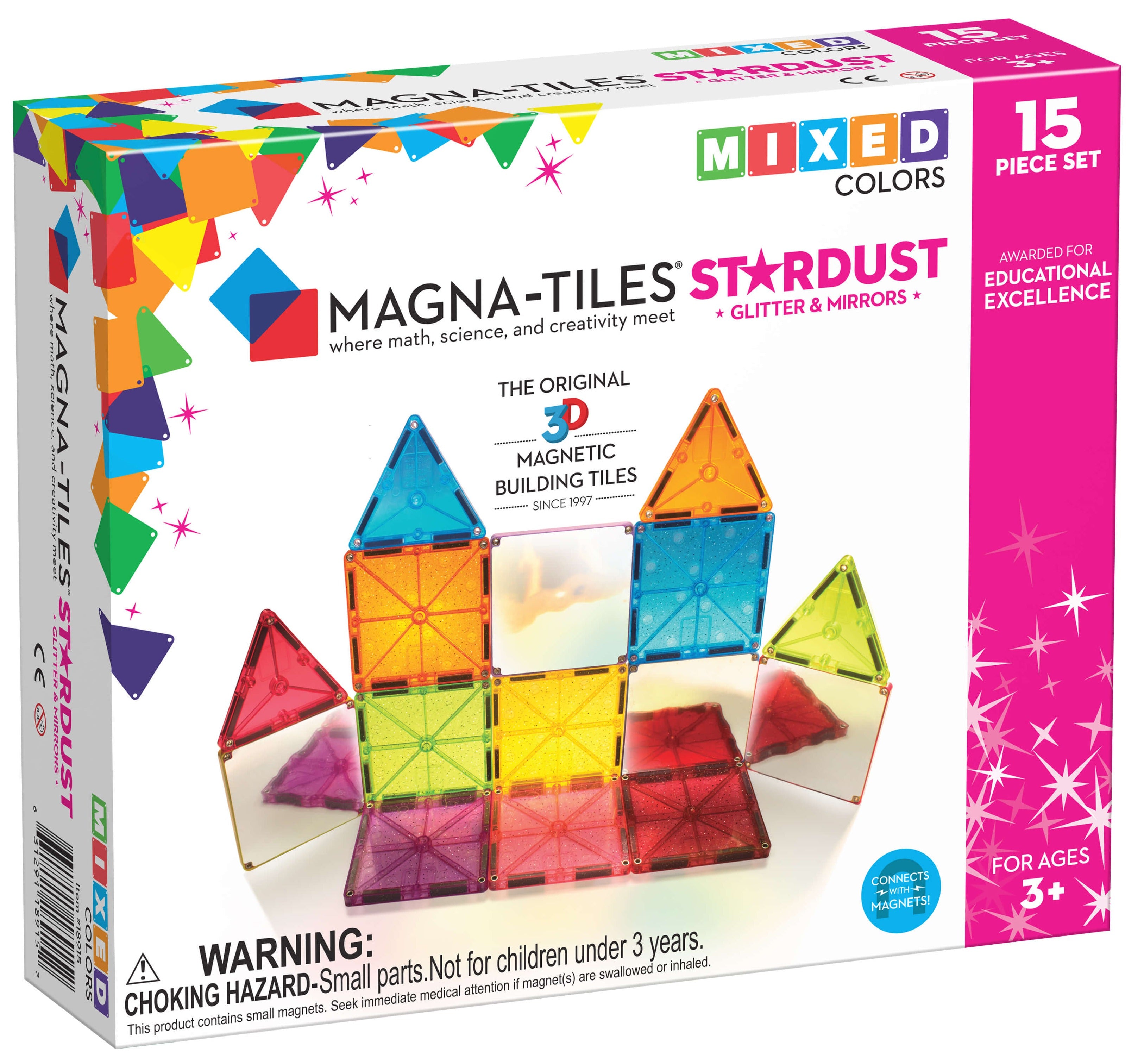 Magna-Tiles Stardust 15pc