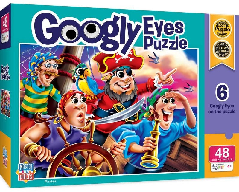 48pc Pirates Googly Eyes Puzzl