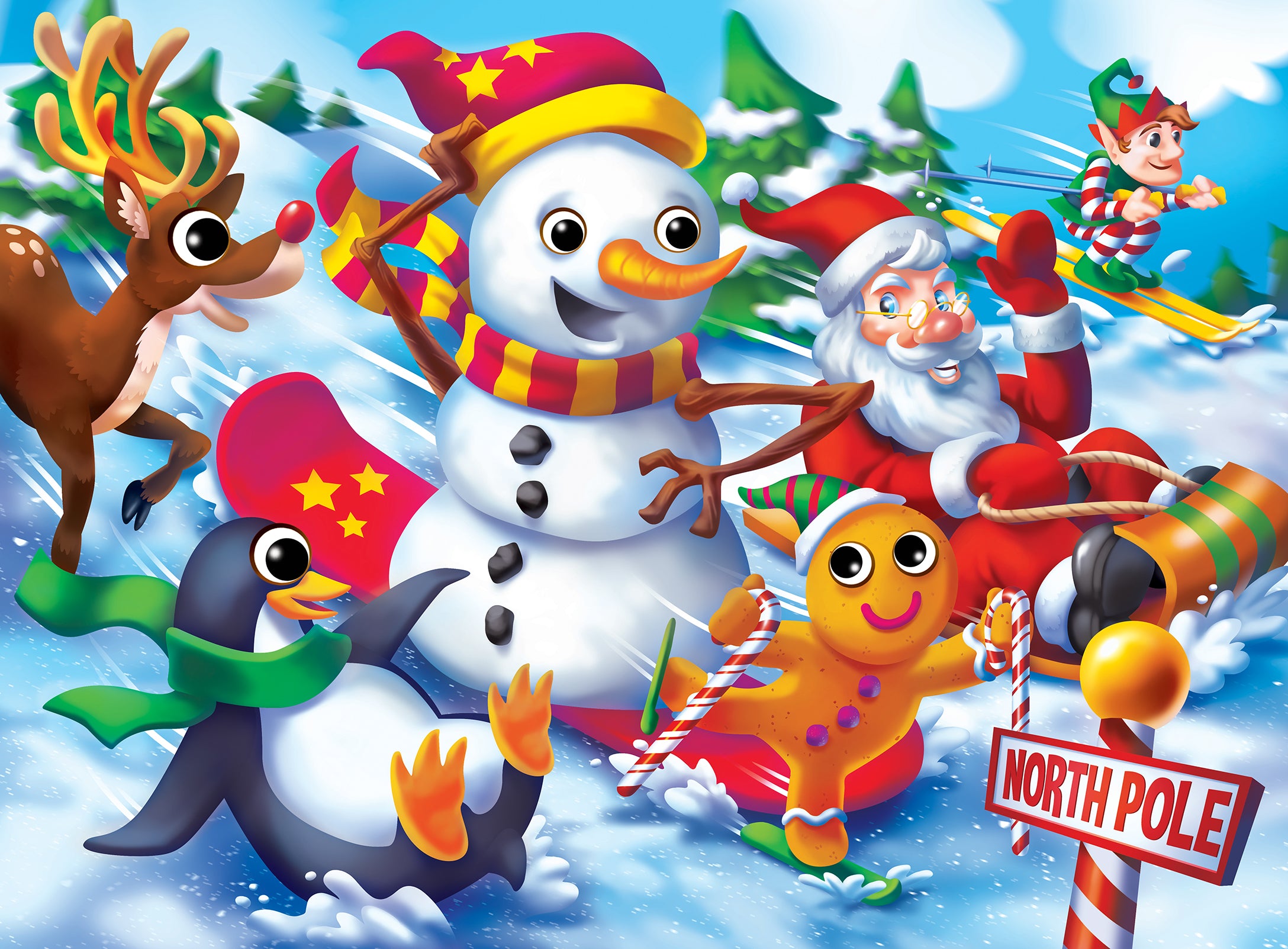 48pc Christmas Googly Eyes Puz