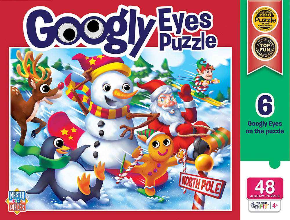 48pc Christmas Googly Eyes Puz