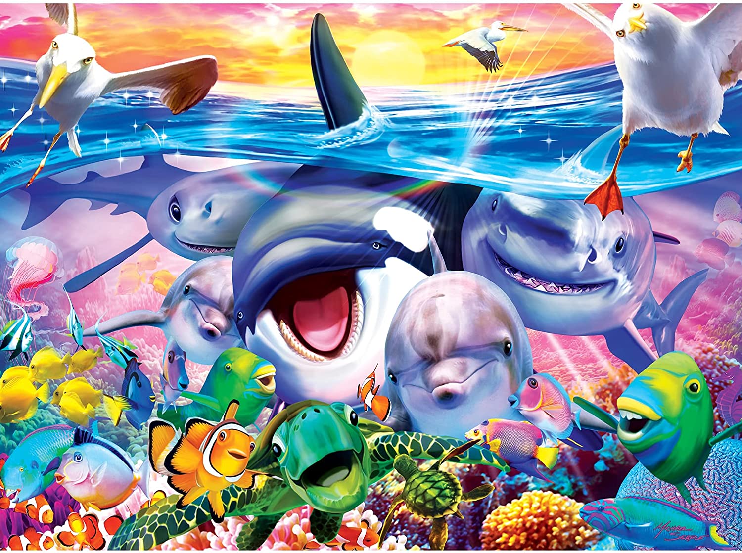 200pc Wild Waves Puzzle