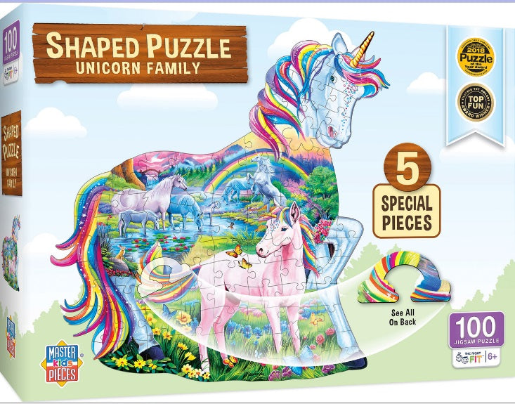Unicorn Family 100pc Puzzle