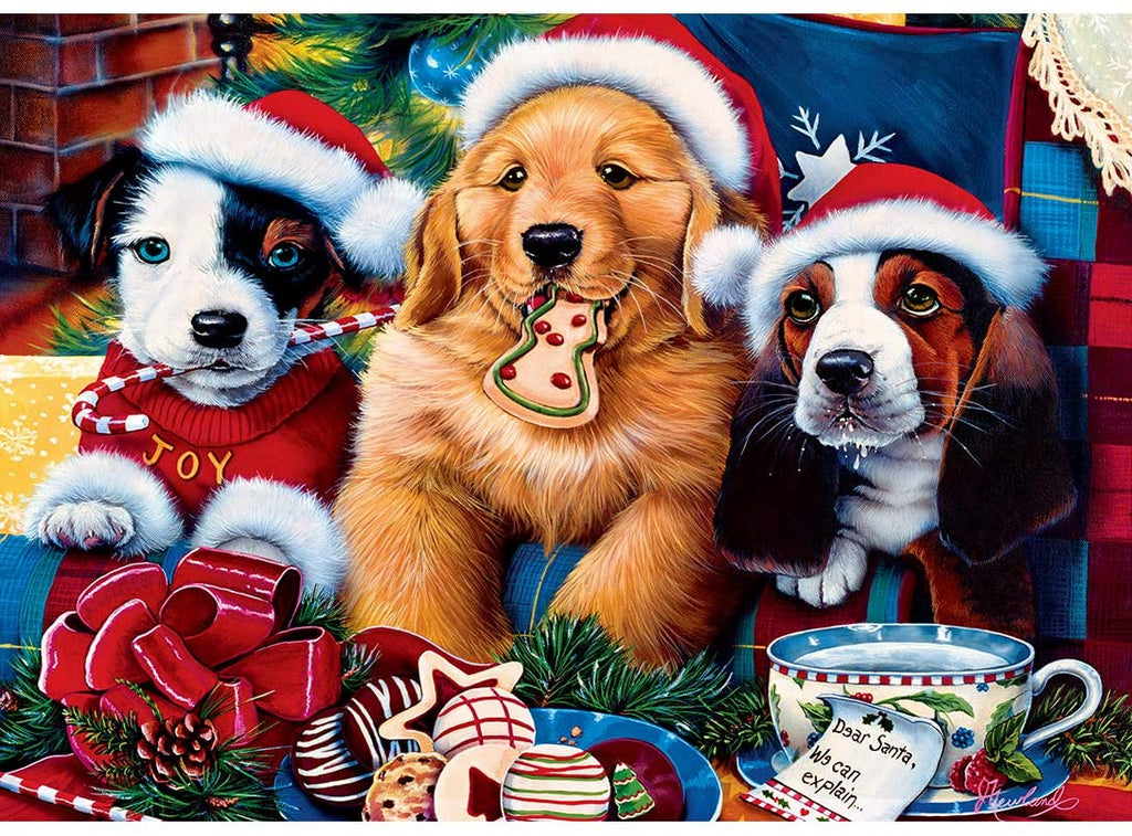 500pc Santa Paws Puzzle