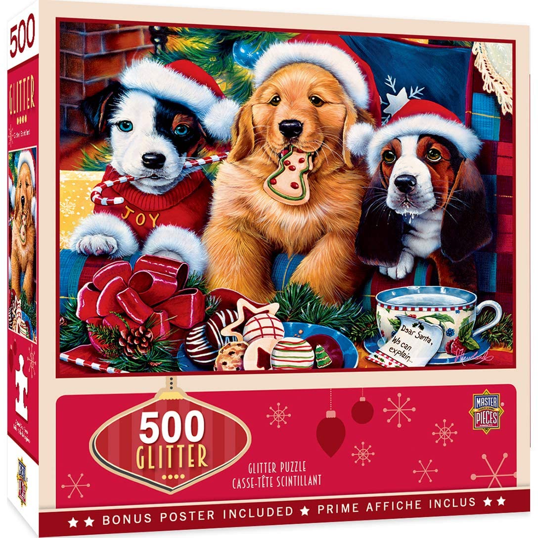 500pc Santa Paws Puzzle