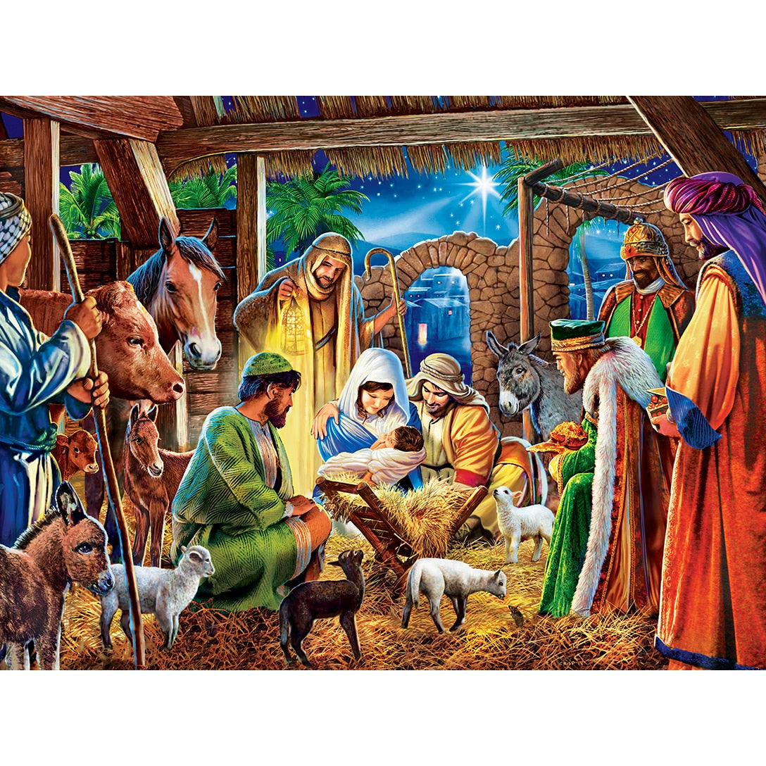 300pc Away in a Manger Puzzle