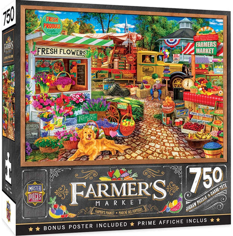 Farmer's Market - Sale on the Square 750pc Puzzle