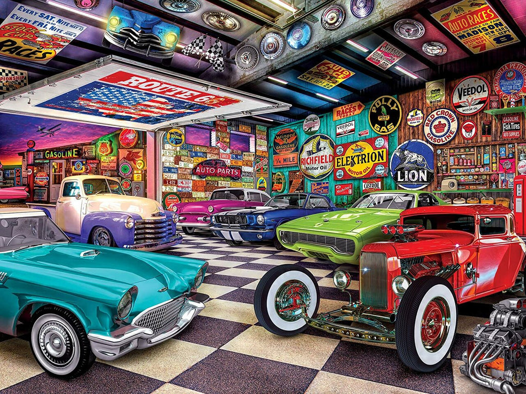 750pc Collector's Garage Puzzl