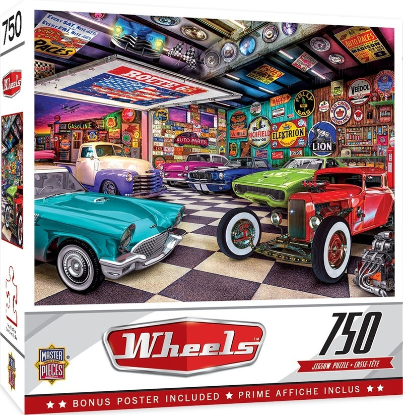 750pc Collector's Garage Puzzl