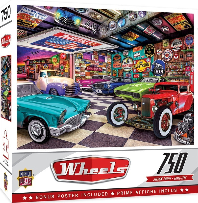 Wheels - Collector's Garage 750pc Puzzle