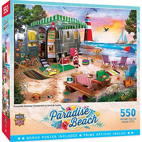 Oceanside Camping 550pc Puzzle