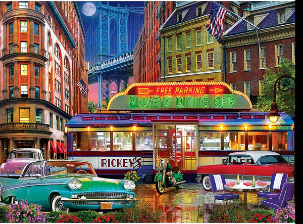Ricky's Diner Car 550pc Puzzle