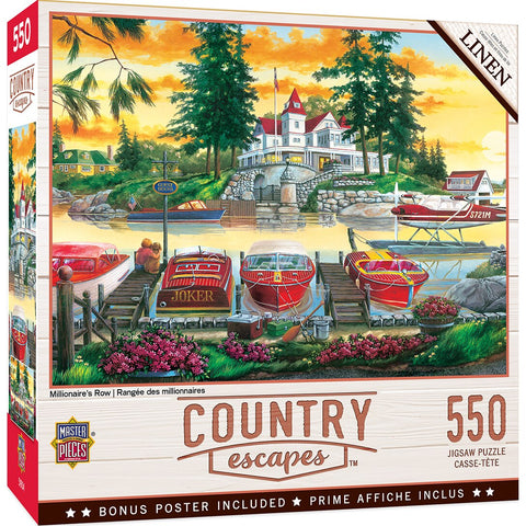 Country Escapes - Millionaire's Row 550pc Puzzle
