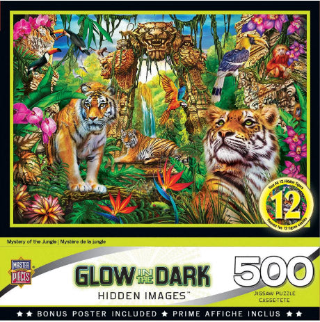 Mystery of the Jungle Glow 500pc Puzzle
