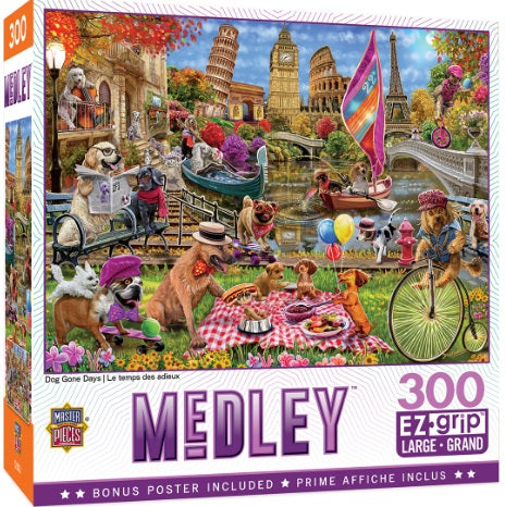 300pc Dog Gone Days Puzzle