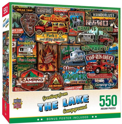 Greetings From - The Lake 550pc Puzzle