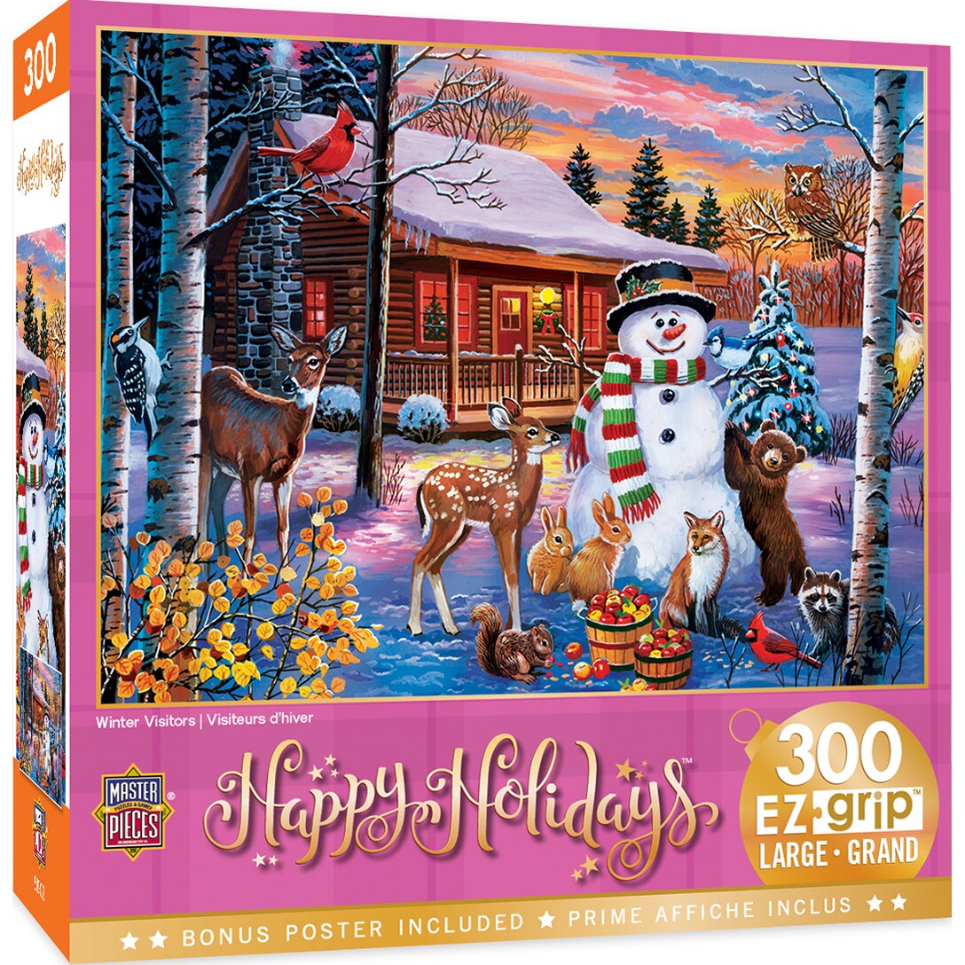 300pc Winter Vistors Puzzle