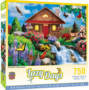 Lazy Days Floral Falls 750pc Puzzle