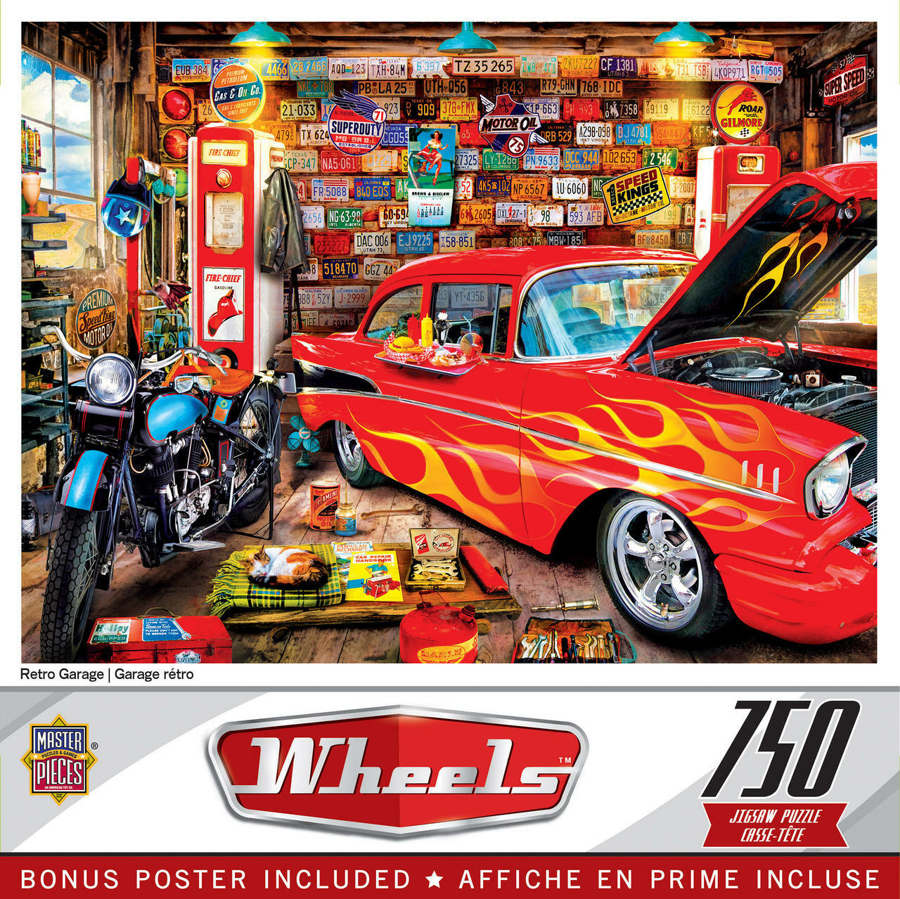 750pc Retro Garage Puzzle