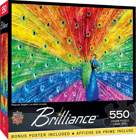 Brilliance - Peacock Delight 550pc Puzzle