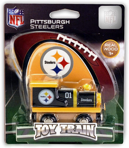 Masterpiece NFL Pittsburgh Steelers Wooden Train