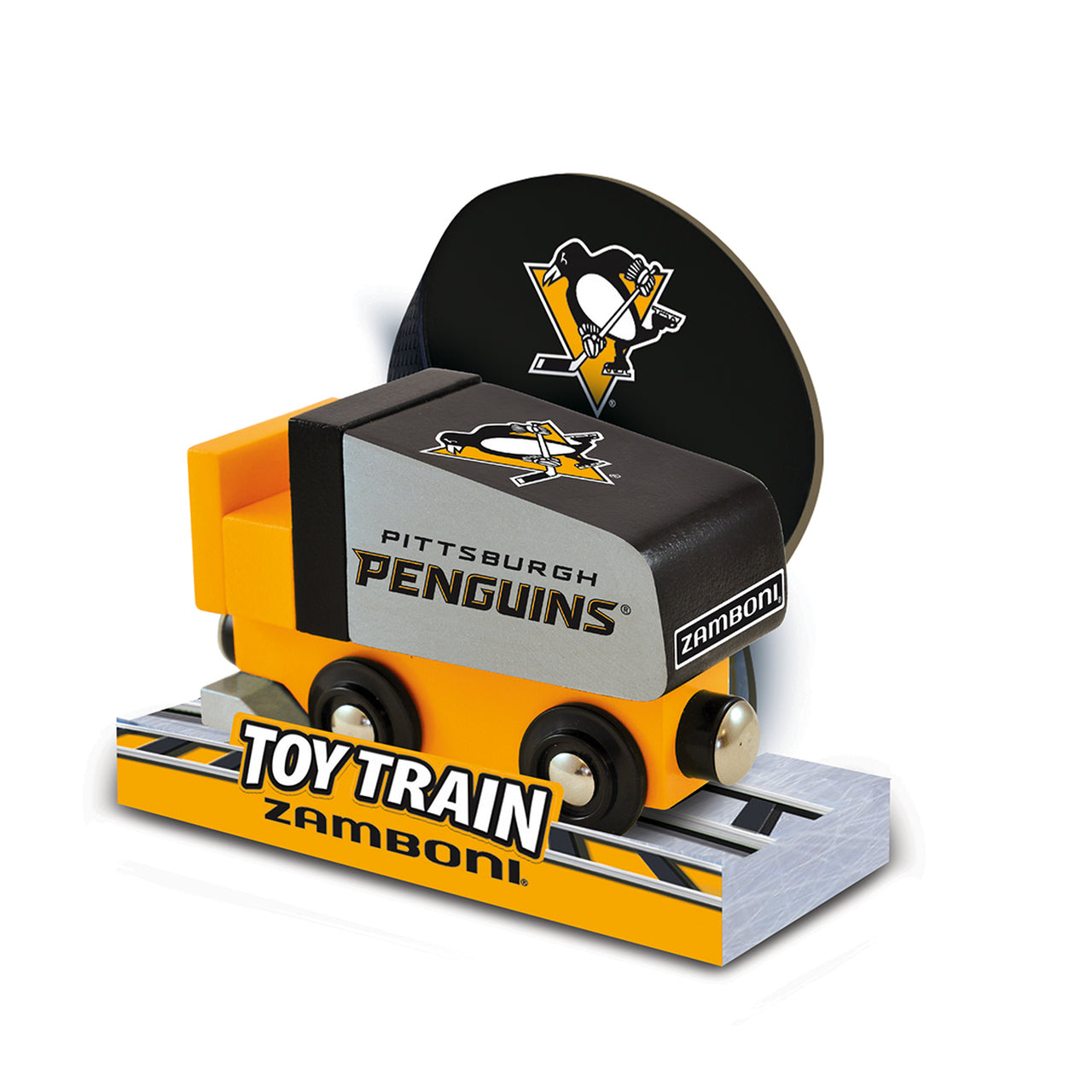 Pgh Penguins Zamboni Wooden Tr