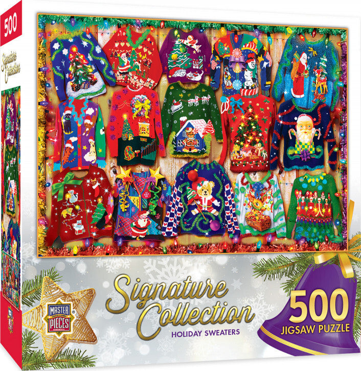 500pc Holiday Sweaters Puzzle