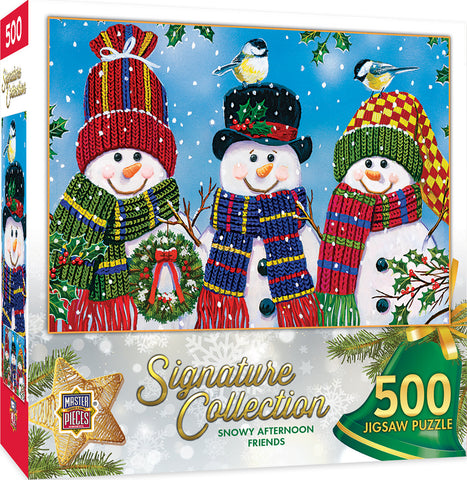 Snowy Afternoon Friends 500pc Puzzle